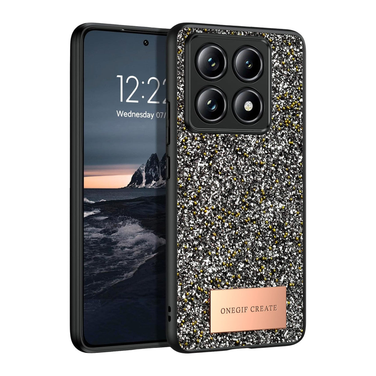 Onegif Xiaomi Mi 14T Pro Bright Simli Kapak